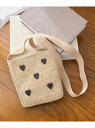 【KIDS】【Casselini/キャセリーニ】ハートモチーフバッグ ROPE' PICNIC KIDS ロペピクニック バッグ ショルダーバッグ ブルー ベー...