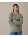 【SALE／60%OFF】【VIOLETTE ROOM】別注PULLOVER ADAM ET ROPE' FEMME アダムエロペ トップス ニット グレー ホワイト【RBA_E】【送料無料】[Rakuten Fashion]