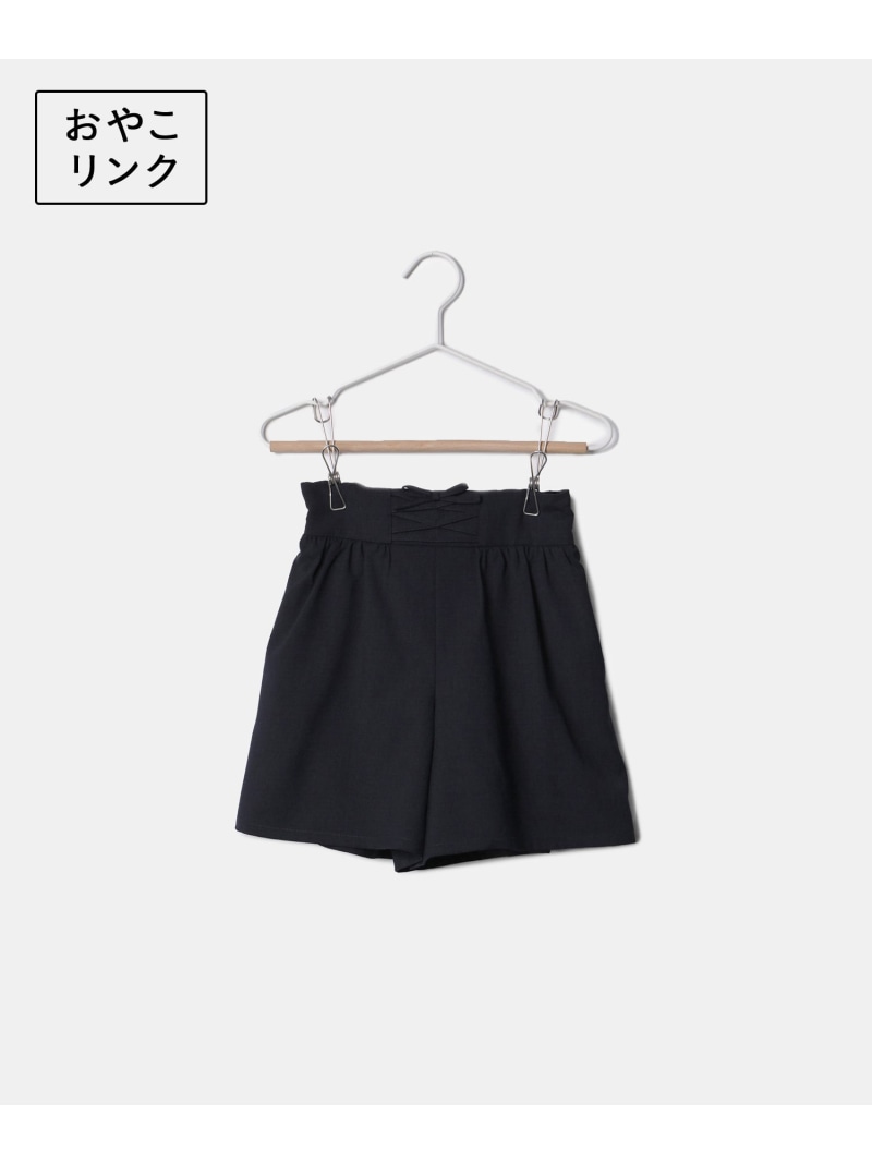 【SALE／55%OFF】【KIDS】レースアップキュロット/リンクコーデ ROPE' PICNIC KIDS ロペピクニック パンツ その他のパンツ ブルー ネイビー【RBA_E】[Rakuten Fashion]