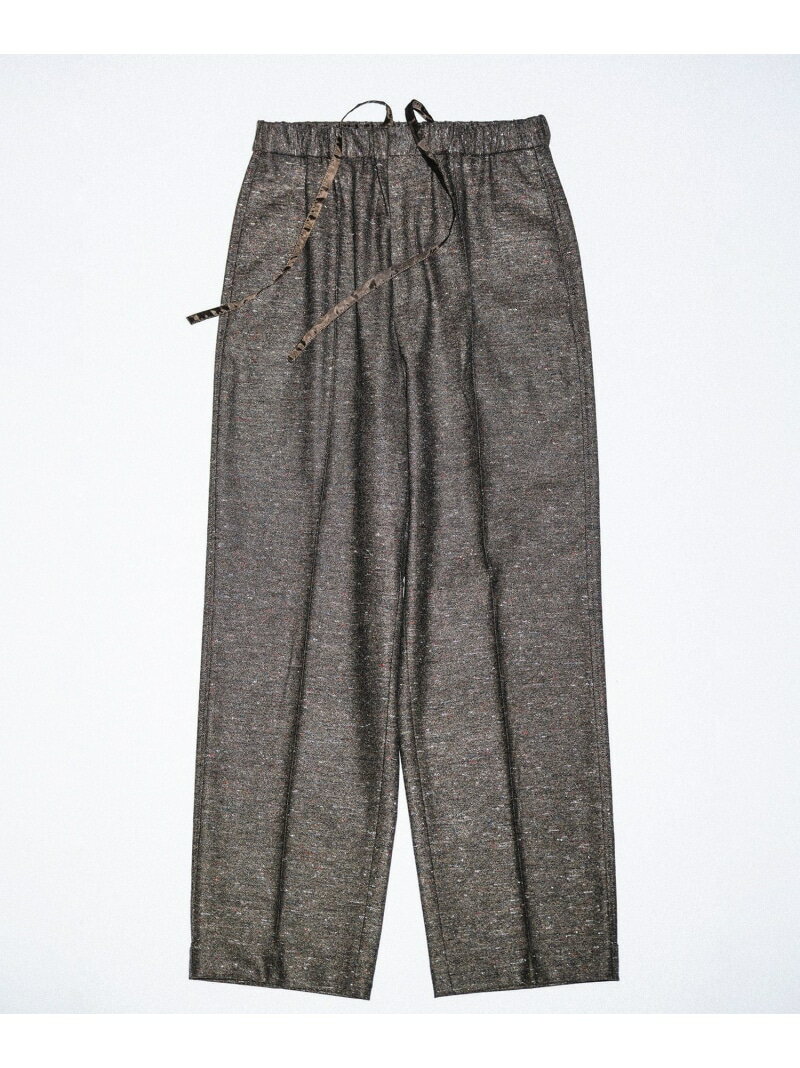 【SALE／40%OFF】ハードクロス イージースラックス ADAM ET ROPE' HOMME アダムエロペ パンツ スラックス・ドレスパンツ ブラック【RBA_E】【送料無料】[Rakuten Fashion]