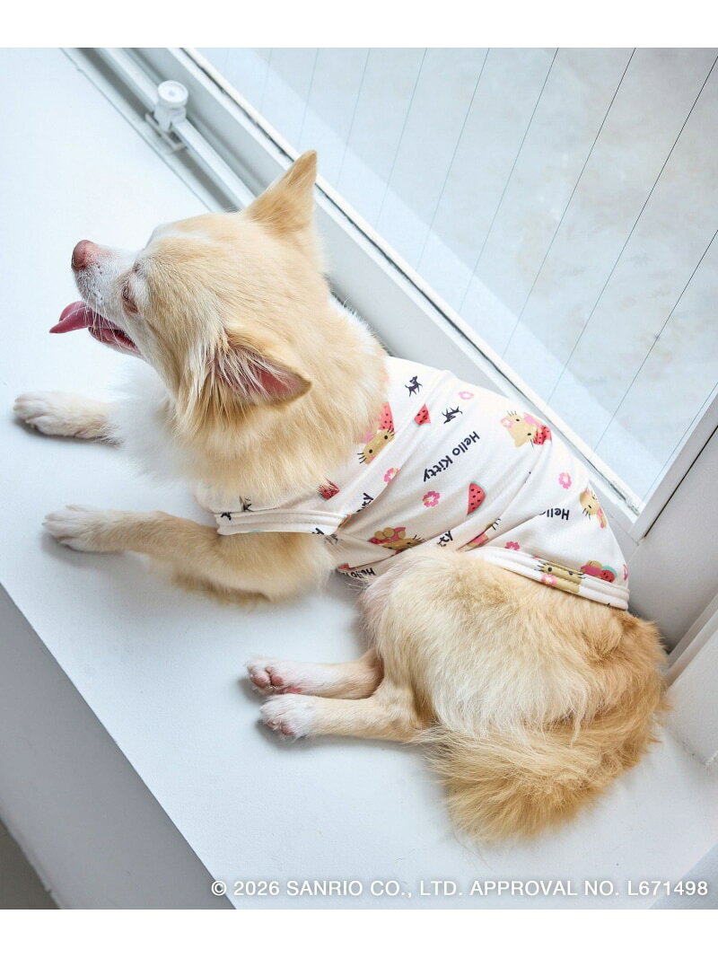 【SALE／40%OFF】【サンリオキャラクターズ*ROPE' PICNIC】【DOG】日焼けデザイン ひんやり冷感ウェア ROPE' PICNIC PASSAGE ロペピクニック ペット用品 ペットウェア・ペット服 ホワイト ピンク イエロー【RBA_E】[Rakuten Fashion] jadorejunonline-10078454 J’aDoRe JUN ONLINE サンプル画像2