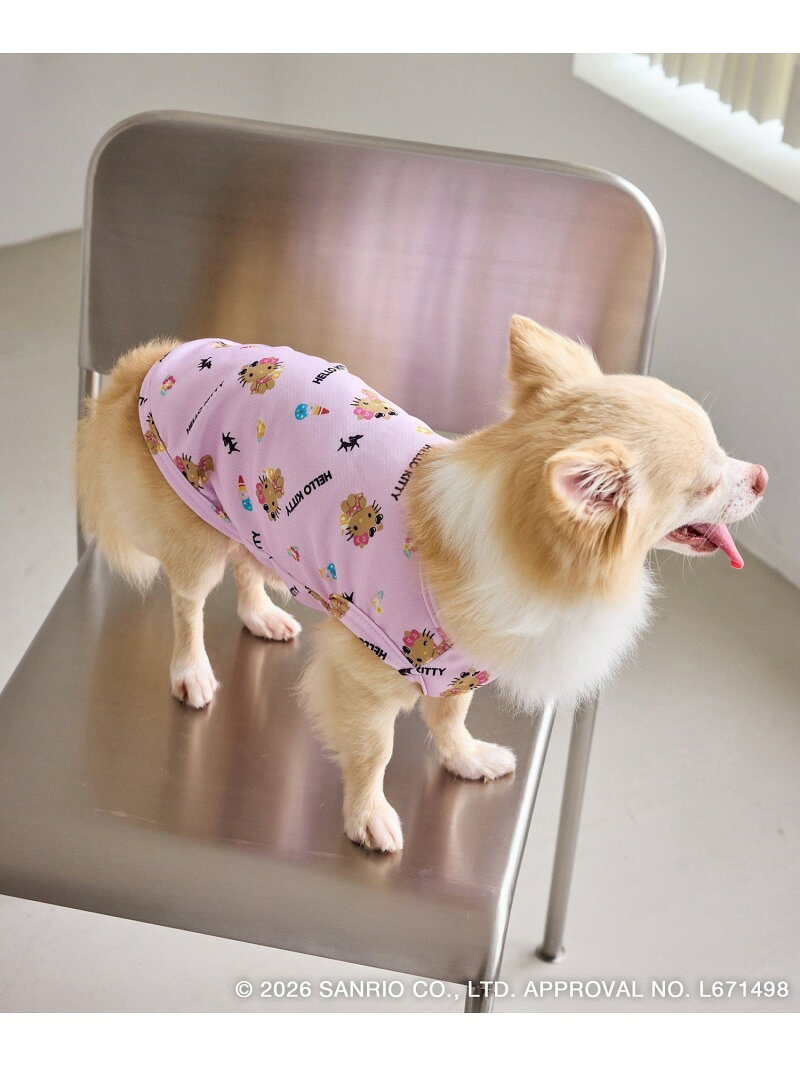 【SALE／40%OFF】【サンリオキャラクターズ*ROPE' PICNIC】【DOG】日焼けデザイン ひんやり冷感ウェア ROPE' PICNIC PASSAGE ロペピクニック ペット用品 ペットウェア・ペット服 ホワイト ピンク イエロー【RBA_E】[Rakuten Fashion] jadorejunonline-10078454 J’aDoRe JUN ONLINE パッケージ画像
