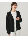 【SALE/50%OFF】ニットシャギー使いカーディガン JAYRO ジャイロ トップス カーディガン ベージュ ブラック ホワイト【RBA_E】[Rakute...