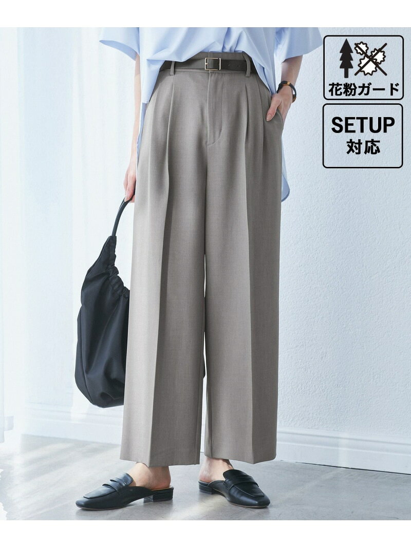 【SALE／30%OFF】クリアツイルワイドパンツ/セレモニー・セットアップ対応 ROPE' PICNIC ロペピクニック パンツ その他のパンツ グレー ブラウン ネイビー【RBA_E】[Rakuten Fashion] jadorejunonline-10064403 J’aDoRe JUN ONLINE パッケージ画像