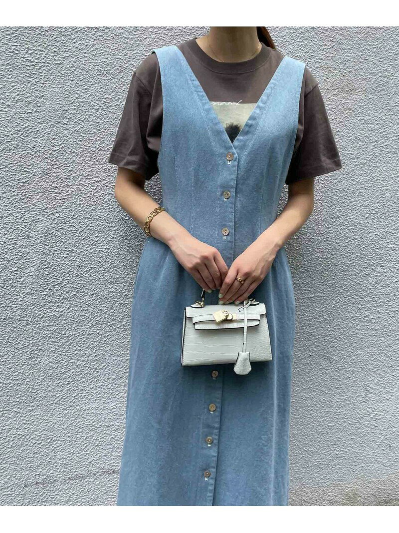 完売 Sale Off アップサイクルデニムワンピース Mademoiselle Rope ロペ ワンピース ワンピースその他 ブルー Rba E 送料無料 Fashion 激安単価で Arkadegeszsegkozpont Hu