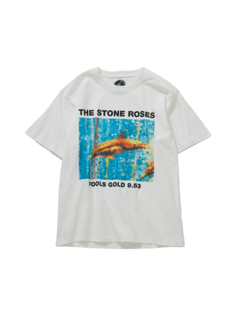 The Stone Roses/ザ・ストーン・ローゼス for bonjour records Official T-shirt bonjour records ボンジュールレコード トップス カットソー・Tシャツ ブラック ホワイト ピンク レッド ブルー ネイビー グリーン ベージュ【先行予約】*【送料無料】[Rakuten Fashion]