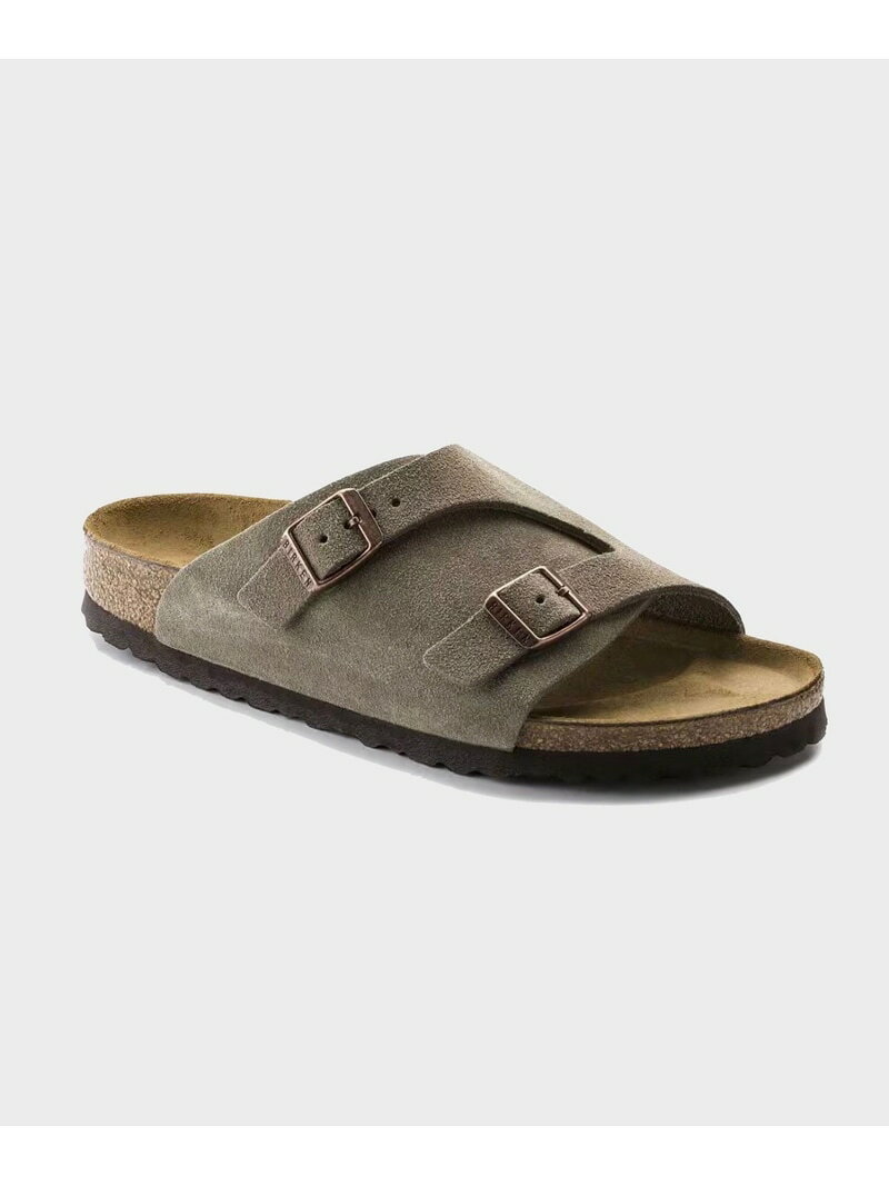 MEN【BIRKENSTOCK】 Zurich Taupe Suede BIOTOP アダムエロペ シューズ・靴 サンダ...