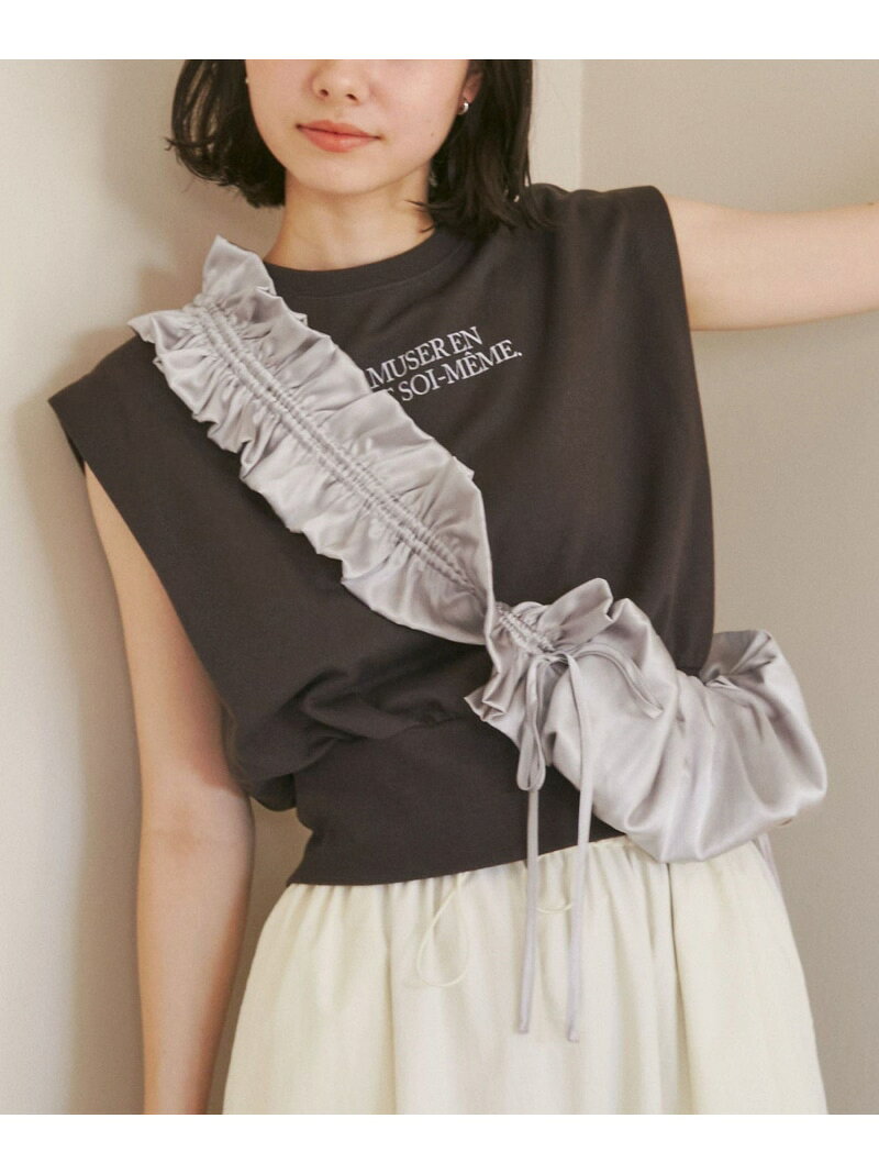 【SALE／54%OFF】シャーリングフリルショルダーバッグ ROPE' PICNIC PASSAGE ロペピクニック バッグ ショルダーバッグ グレー ブラック ホワイト【RBA_E】[Rakuten Fashion] jadorejunonline-10059809 J’aDoRe JUN ONLINE サンプル画像3