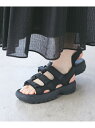 【SALE/30%OFF】ボリュームソールスニーカーサンダル ROPE' PICNIC PASSAGE ロペピクニック シューズ・靴 サンダル ブラック【RBA...
