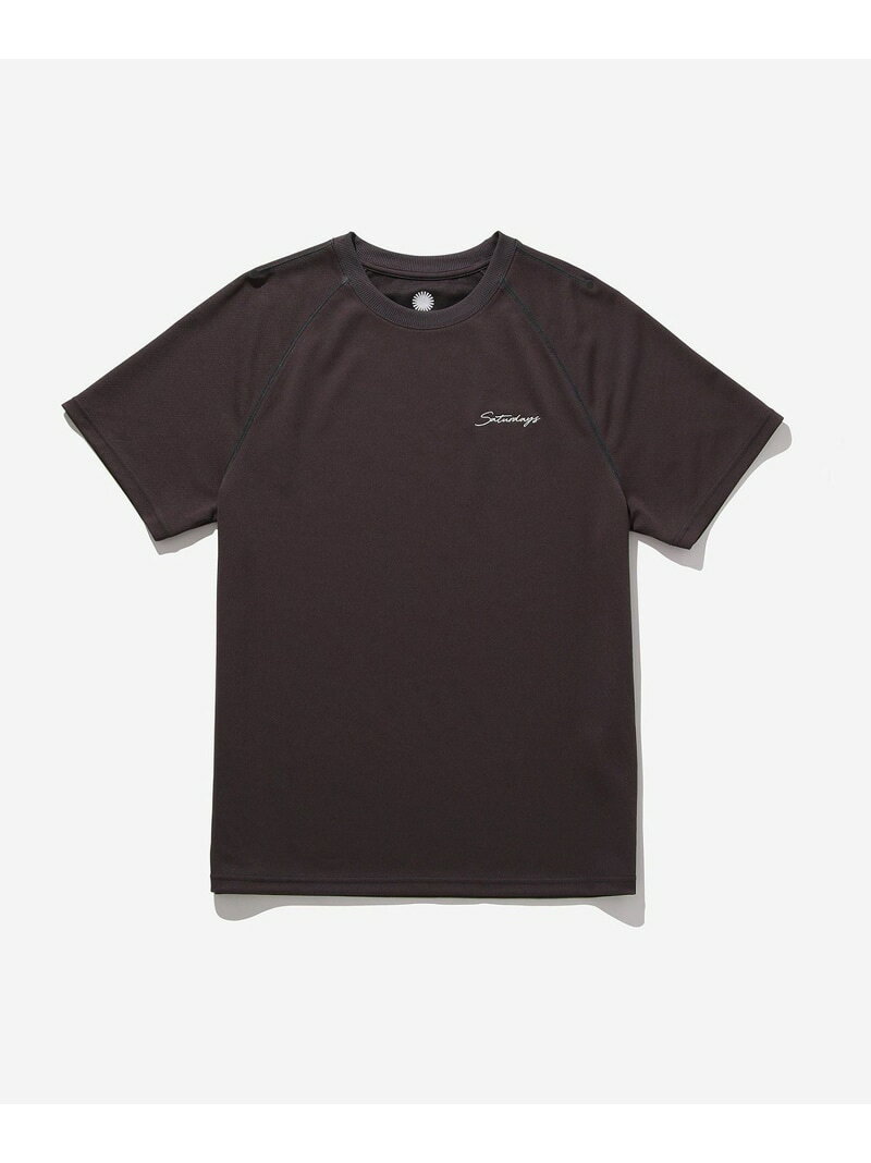 【SALE／70%OFF】ALL TERRAIN LIGHTWEIGHT SCRIPT SS TOP Saturdays NYC サタデーズ　ニューヨークシティ トップス カットソー・Tシャツ ブラック【RBA_E】[Rakuten Fashion]