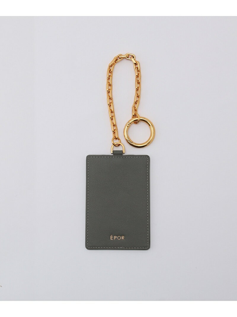 【E'POR】SMALL GOODS Pass Case ROPE' ロペ 財布・ポーチ・ケース 名刺入れ・カードケース グレー ベージュ ピンク オレンジ【送料無料】[Rakuten Fashion]