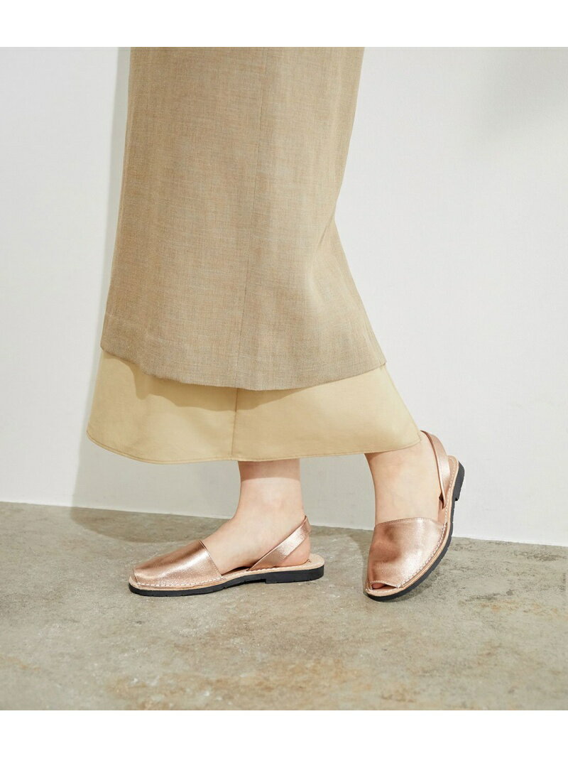 【SALE／50%OFF】【MIBO】Avarca sandal SALON adam et rope' サロン アダム エ ロペ シューズ・靴 サンダル ゴールド シルバー【RBA_E】【送料無料】[Rakuten Fashion]