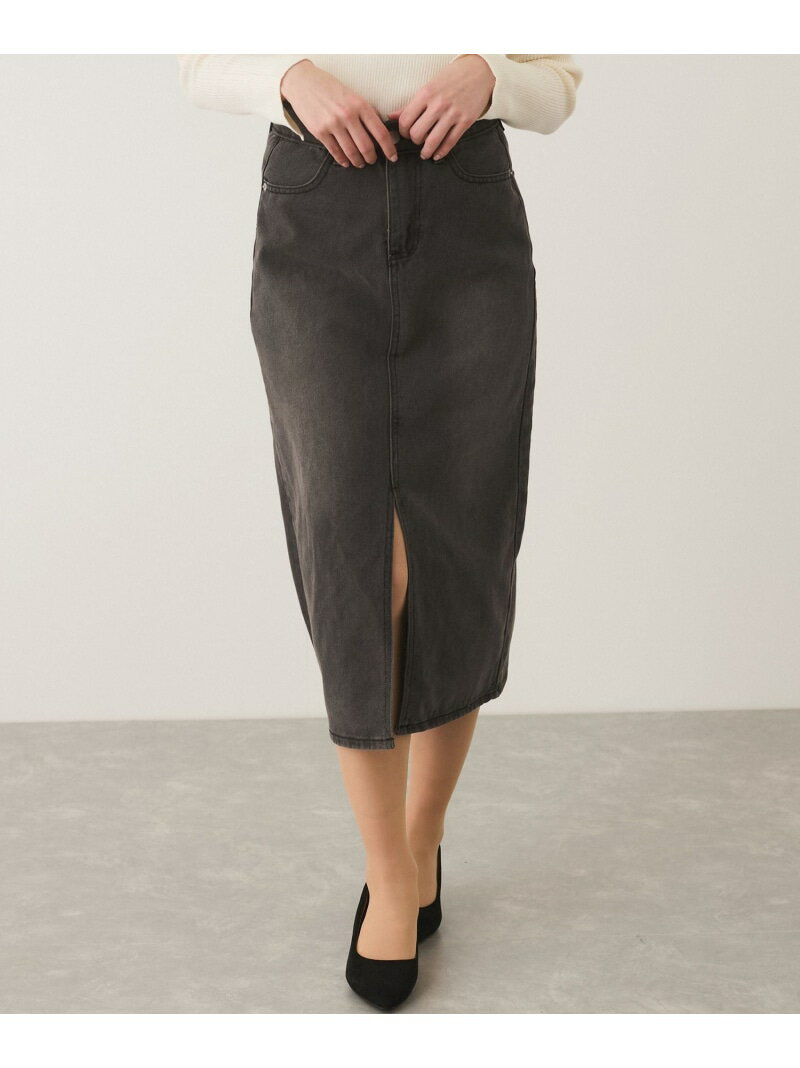 【SALE／20%OFF】デニムAラインスカート JAYRO ジャイロ スカート ミディアムスカート ブラック ネイビー ブルー【RBA_E】【送料無料】[Rakuten Fashion]