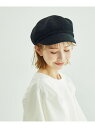 【一部店舗限定】ブークレーサーモキャスケット ROPE' PICNIC PASSAGE ロペピクニック 帽子 キャスケット ブラック ホワイト[Rakuten Fashion]