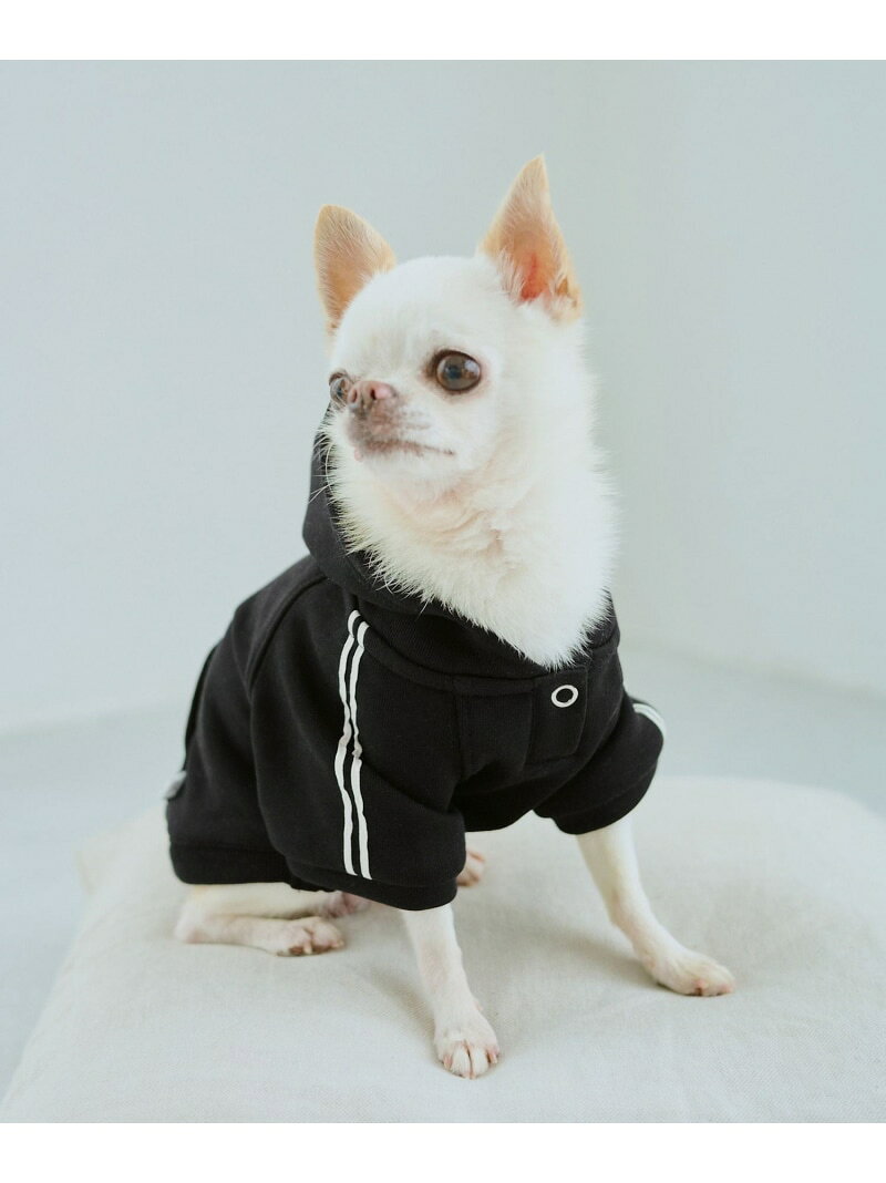 【SALE／40%OFF】【DOG】サイドラインパーカー/リンクコーデ ROPE' PICNIC PASSAGE ロペピクニック ペット用品 ペットウェア・ペット服 ブラック【RBA_E】[Rakuten Fashion] jadorejunonline-10071755 J’aDoRe JUN ONLINE サンプル画像3