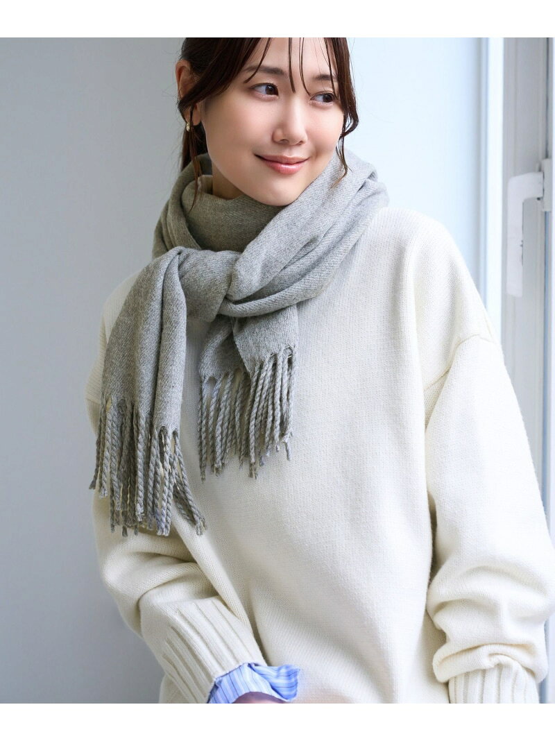 シアバターソリッドストール/静電気防止 ROPE' PICNIC PASSAGE ロペピクニック ファッション雑貨 マフラー・ストール・ネックウォーマー ブラック ブルー ベージュ グレー【先行予約】*[Rakuten Fashion] jadorejunonline-10078254 J’aDoRe JUN ONLINE サンプル画像3