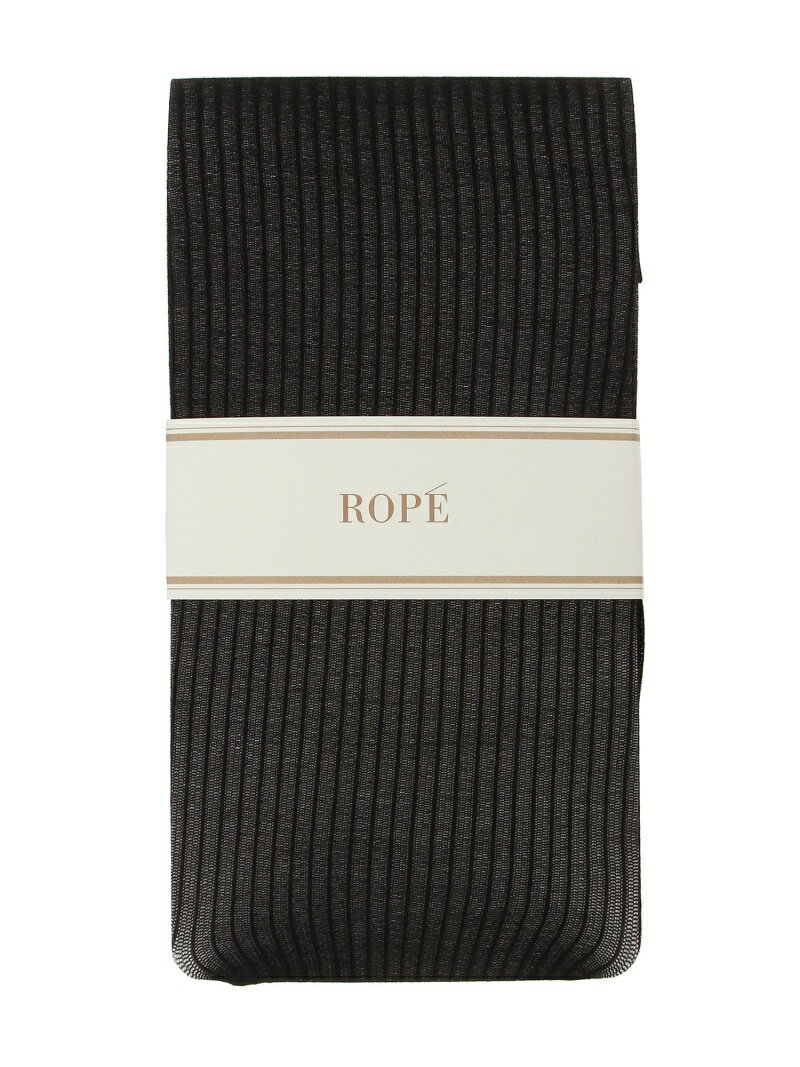 【SALE／70%OFF】ストライプ25デニールストッキング ROPE' ロペ 靴下・レッグウェア 靴下 ブラック【RBA_E】[Rakuten Fashion]