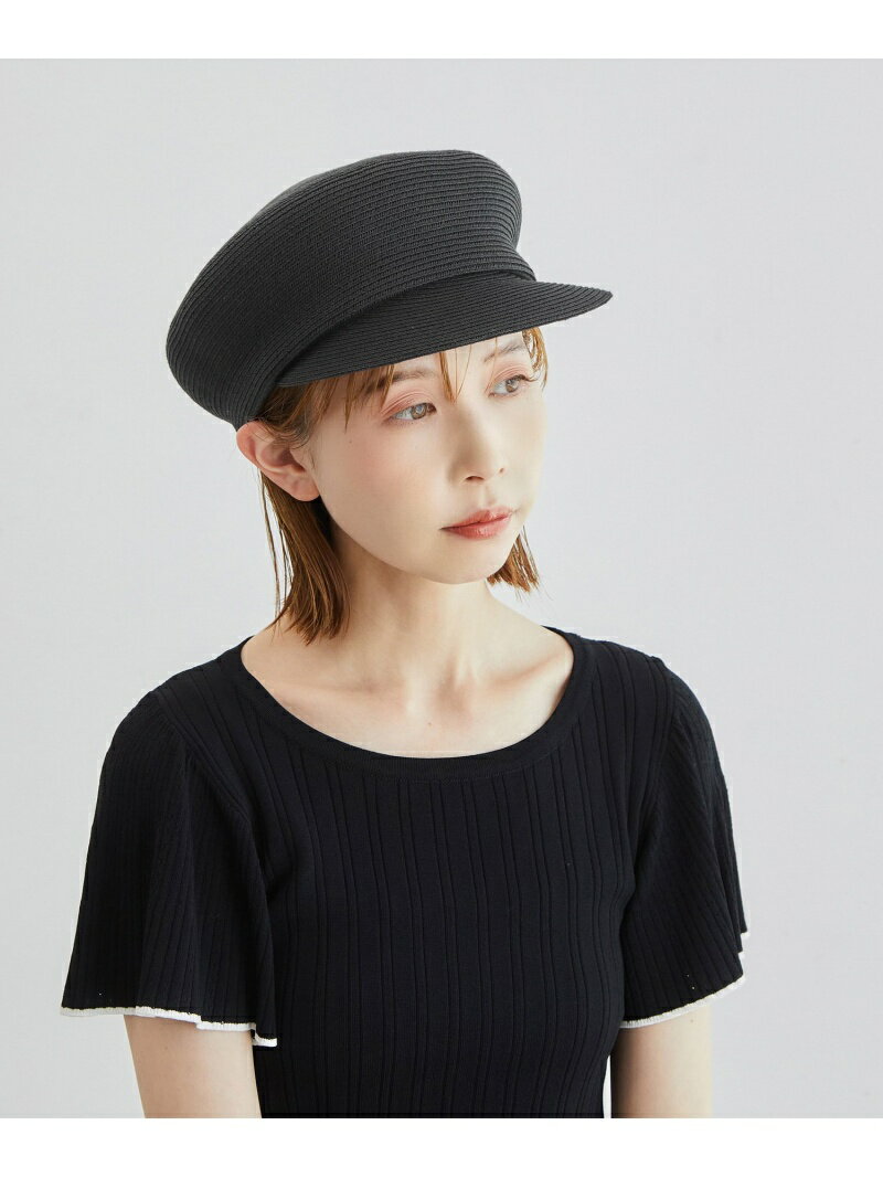 【SALE／50%OFF】ウォッシャブルブレードキャスケット ROPE' PICNIC PASSAGE ロペピクニック 帽子 キャスケット ブラック グレー ベージュ【RBA_E】[Rakuten Fashion]