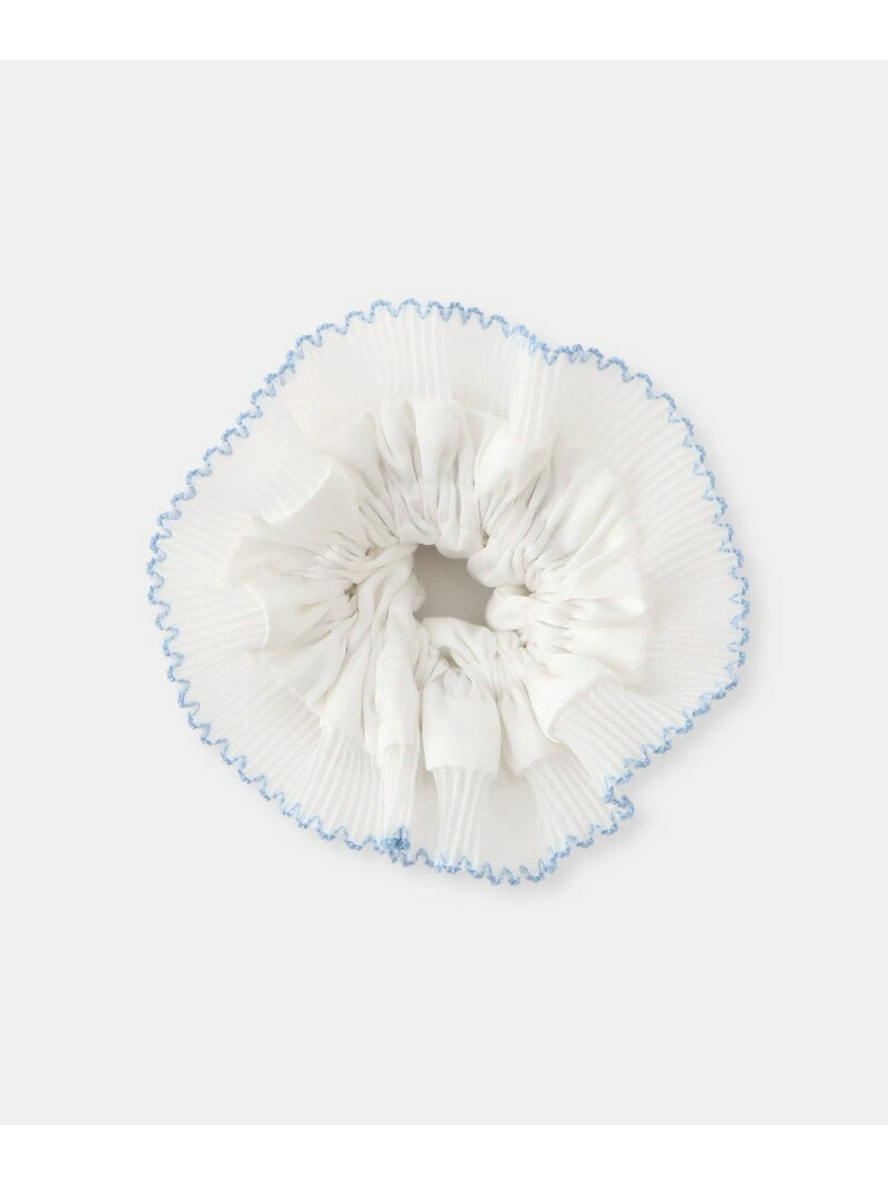 【SALE／20%OFF】配色スカラップシュシュ ROPE' PICNIC KIDS ロペピクニック ヘアアクセサリー ヘアゴ..