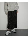 【RAIVE】スパンコールスカート ADAM ET ROPE' FEMME アダムエロペ スカート その他のスカート ブラック シルバー【送料無料】[Rakut...