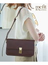 【WEB限定カラー】バーチカルラインワイドショルダーバッグ ROPE' PICNIC PASSAGE ロペピクニック バッグ ショルダーバッグ ワインレッド ブ...