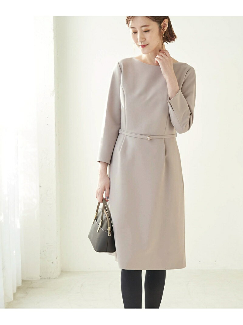 【SALE／60%OFF】【360°ウルトラストレッチ】【WEB限定34-42サイズ】ストレッチ9分袖ワンピース ROPE' PICNIC ロペピクニック ワンピース・ドレス その他のワンピース・ドレス ネイビー ブラウン グレー ブラック【RBA_E】[Rakuten Fashion] jadorejunonline-10020621 J’aDoRe JUN ONLINE サンプル画像3