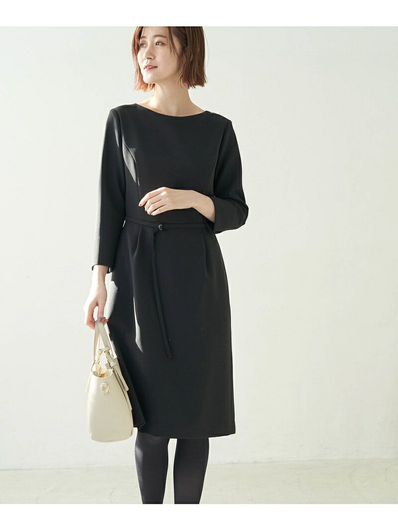 【SALE／60%OFF】【360°ウルトラストレッチ】【WEB限定34-42サイズ】ストレッチ9分袖ワンピース ROPE' PICNIC ロペピクニック ワンピース・ドレス その他のワンピース・ドレス ネイビー ブラウン グレー ブラック【RBA_E】[Rakuten Fashion] jadorejunonline-10020621 J’aDoRe JUN ONLINE サンプル画像2