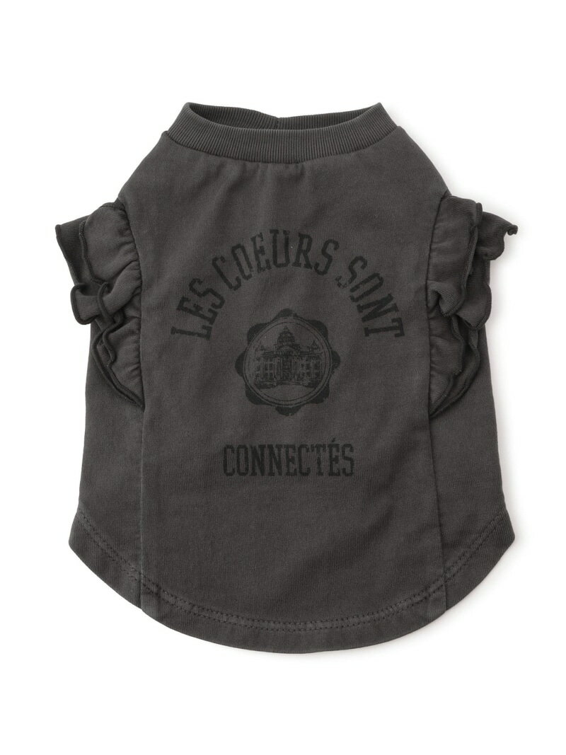 樂天商城 - 【DOG】カレッジロゴプリントピグメントTシャツ/リンクコーデ ROPE' PICNIC PASSAGE ロペピクニック ペット用品 ペットウェア・ペット服 ホワイト[Rakuten Fashion]