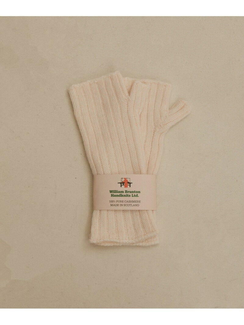 【SALE／40%OFF】【William Brunton(ウイリアムブラントン)】3ply RIB WRIST WARMER SALON adam et rope' サロン アダム エ ロペ ファッション雑貨 手袋 ホワイト ブラウン ブルー【RBA_E】【送料無料】[Rakuten Fashion]