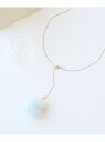 【SALE/20%OFF】フラッフィーボール*ロンデルラリエットネックレス ROPE' PICNIC PASSAGE ロペピクニック アクセサリー・腕時計 ネッ...
