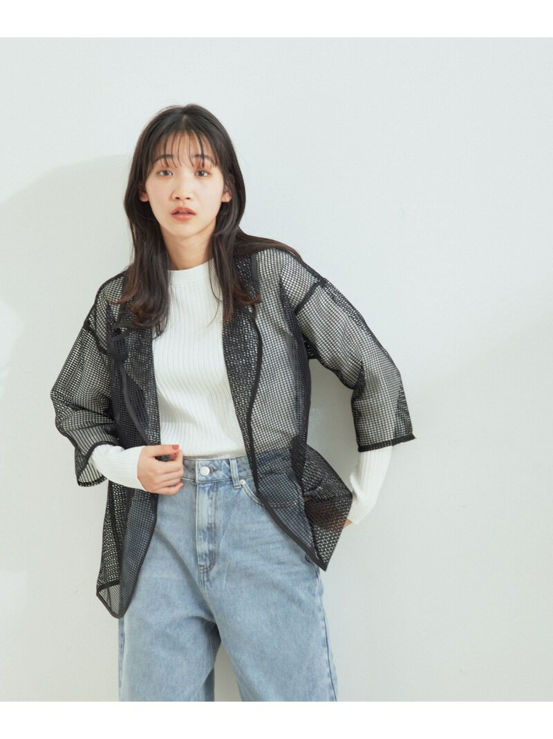 Rakuten - 【SALE／70%OFF】メッシュジャケット JAYRO ジャイロ トップス その他のトップス ブラック ホワイト【RBA_E】[Rakuten Fashion]