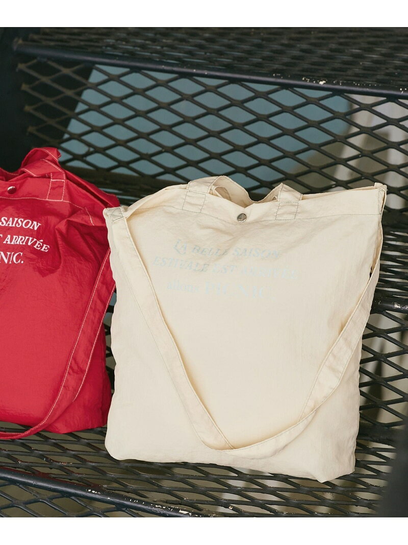 【SALE／50%OFF】【A4対応・撥水】 2WAYマルシェトートバッグ ROPE' PICNIC PASSAGE ロペピクニック バッグ トートバッグ ベージュ ブラウン ネイビー レッド ブルー【RBA_E】[Rakuten Fashion] jadorejunonline-10066827 J’aDoRe JUN ONLINE サンプル画像2