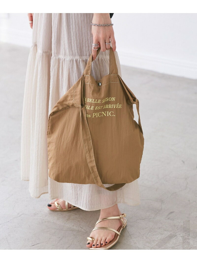 【SALE／50%OFF】【A4対応・撥水】 2WAYマルシェトートバッグ ROPE' PICNIC PASSAGE ロペピクニック バッグ トートバッグ ベージュ ブラウン ネイビー レッド ブルー【RBA_E】[Rakuten Fashion] jadorejunonline-10066827 J’aDoRe JUN ONLINE サンプル画像3