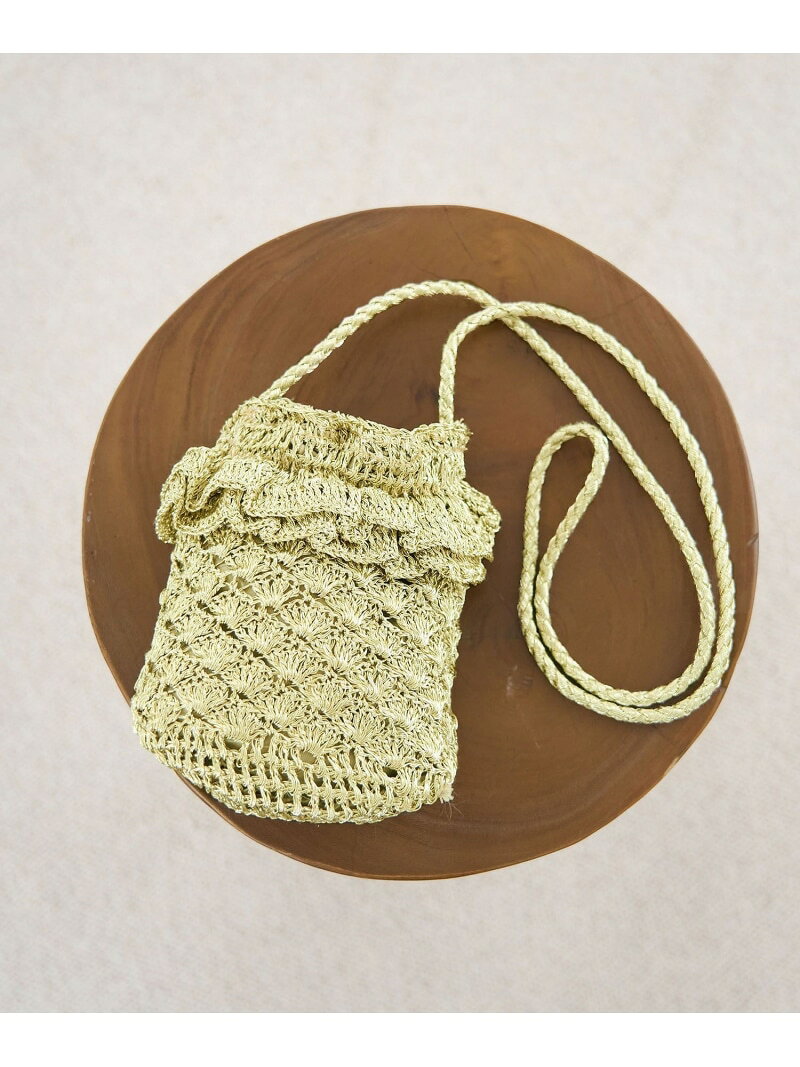 【SALE／50%OFF】メタリックヤーンミニフリルショルダーバッグ ROPE' PICNIC PASSAGE ロペピクニック バッグ ショルダーバッグ ゴールド シルバー【RBA_E】[Rakuten Fashion] jadorejunonline-10057585 J’aDoRe JUN ONLINE サンプル画像3