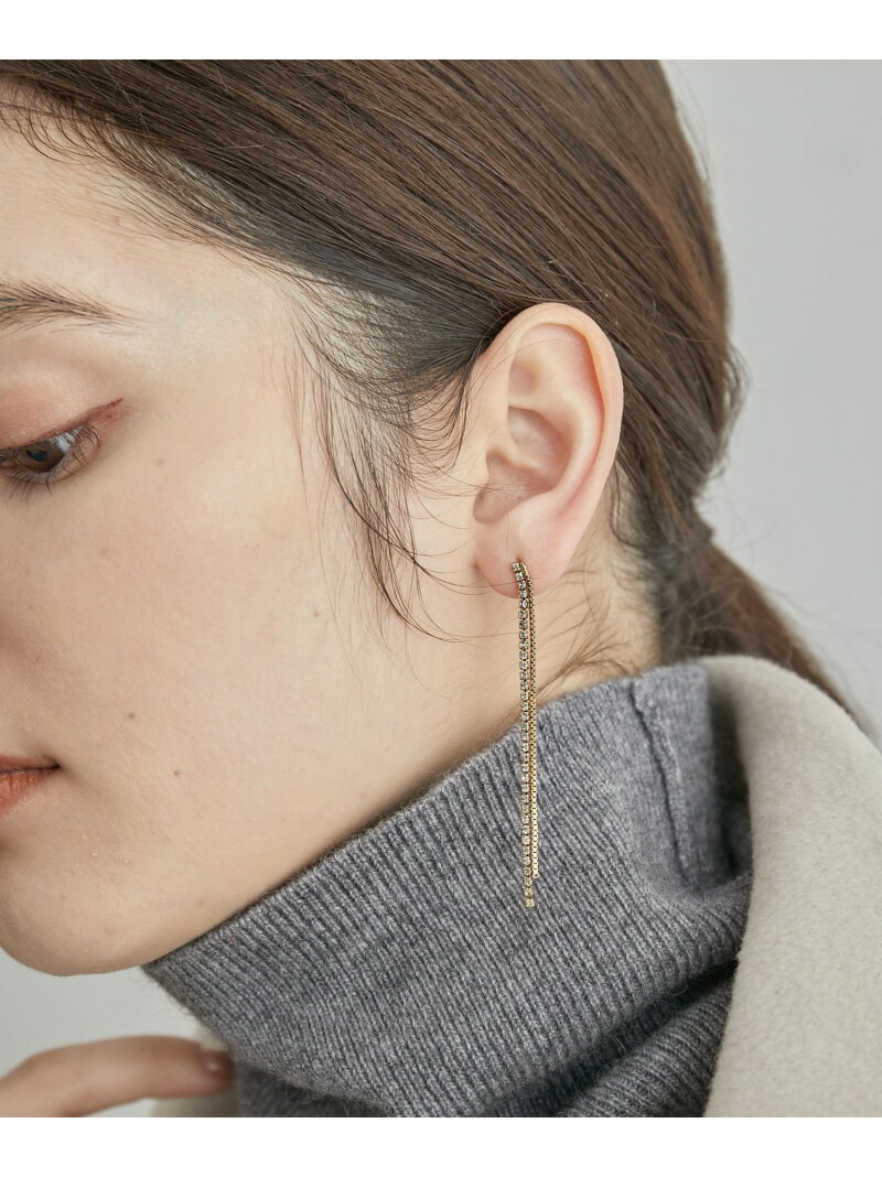 ビジューラインピアス ROPE' ロペ アクセサリー・腕時計 ピアス ゴールド【送料無料】[Rakuten Fashion]