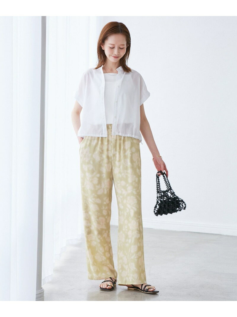 【SALE／75%OFF】フローラルプリントイージーパンツ ROPE' PICNIC ロペピクニック パンツ その他のパンツ ブルー ベージュ【RBA_E】[Rakuten Fashion] jadorejunonline-10064933 J’aDoRe JUN ONLINE サンプル画像3