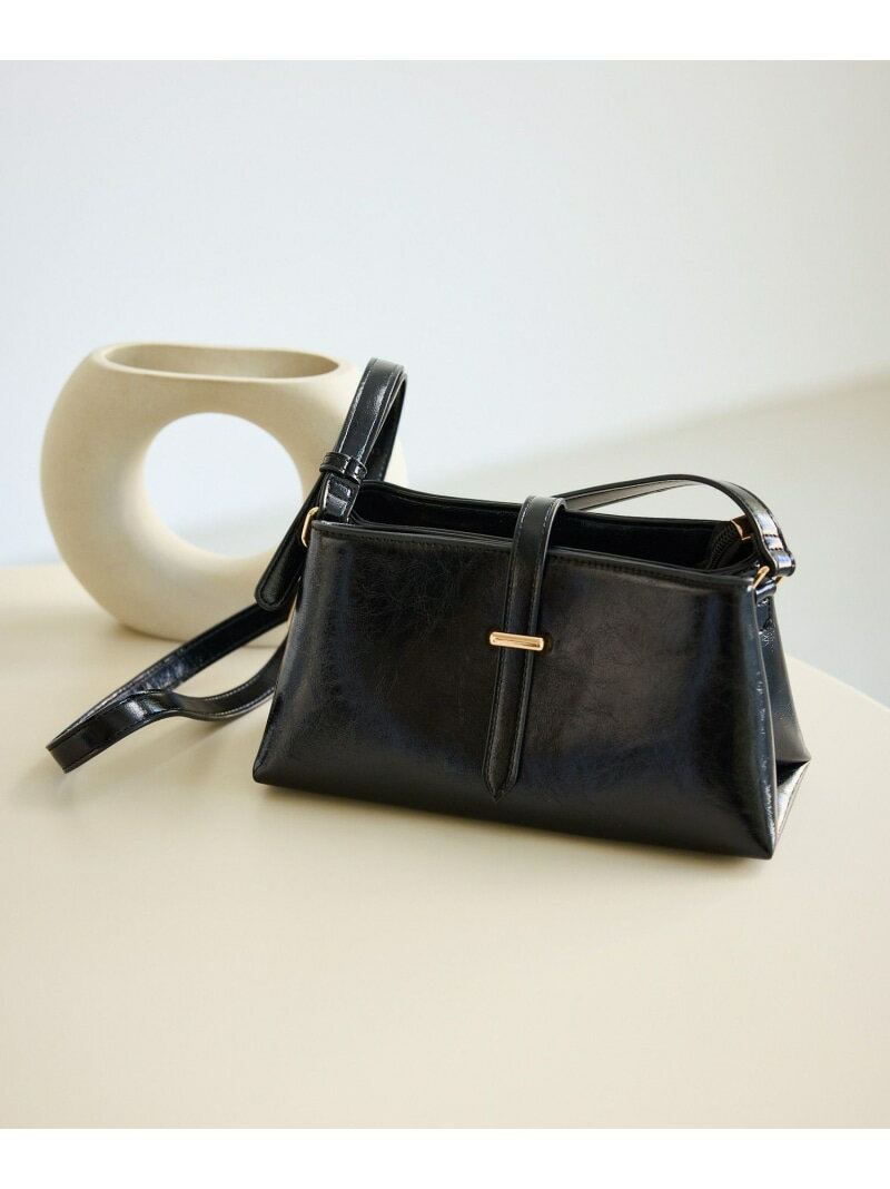 【SALE／50%OFF】リンクルエナメルミニショルダーバッグ ROPE' PICNIC PASSAGE ロペピクニック バッグ ショルダーバッグ ブラック ブルー ベージュ【RBA_E】[Rakuten Fashion] jadorejunonline-10075975 J’aDoRe JUN ONLINE パッケージ画像
