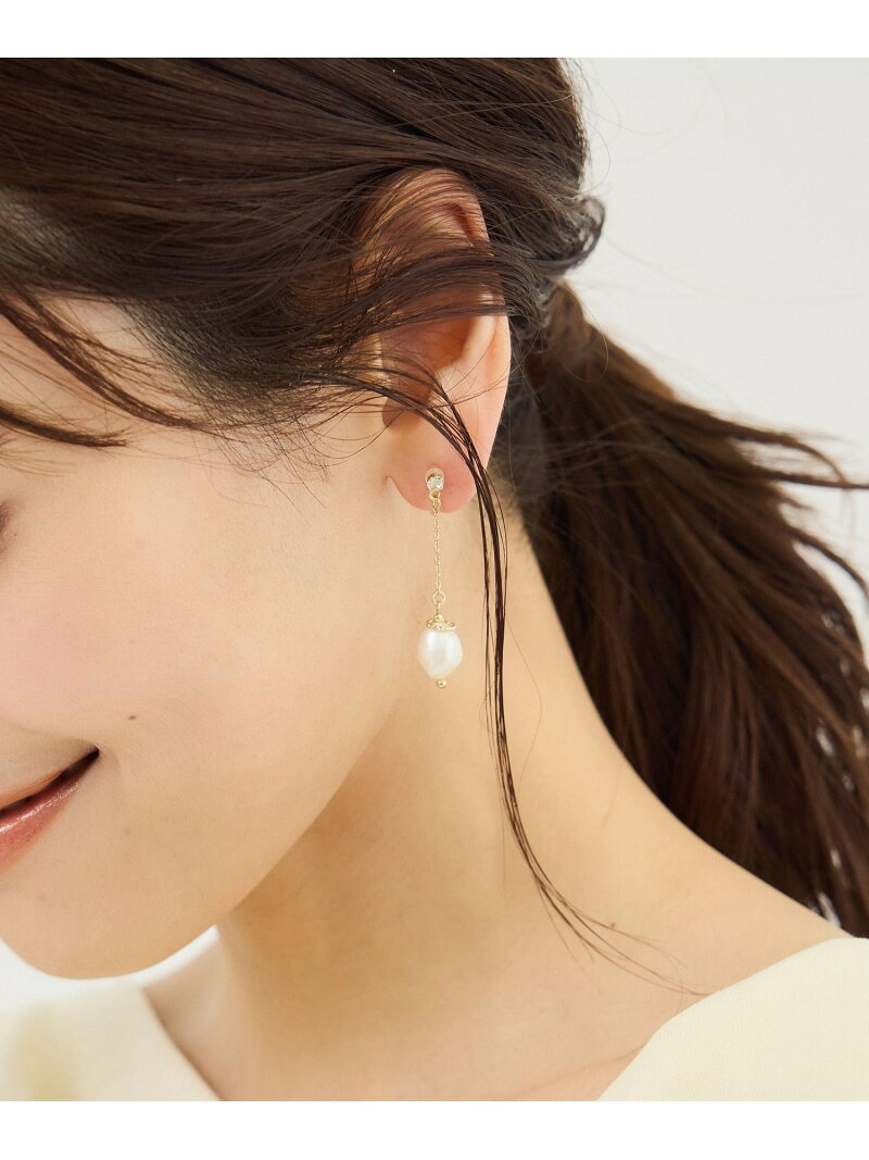 チェーン/パールノンホールピアス ROPE' PICNIC PASSAGE ロペピクニック アクセサリー・腕時計 ピアス ゴールド シルバー[Rakuten Fashion] jadorejunonline-10074456 J’aDoRe JUN ONLINE サンプル画像2