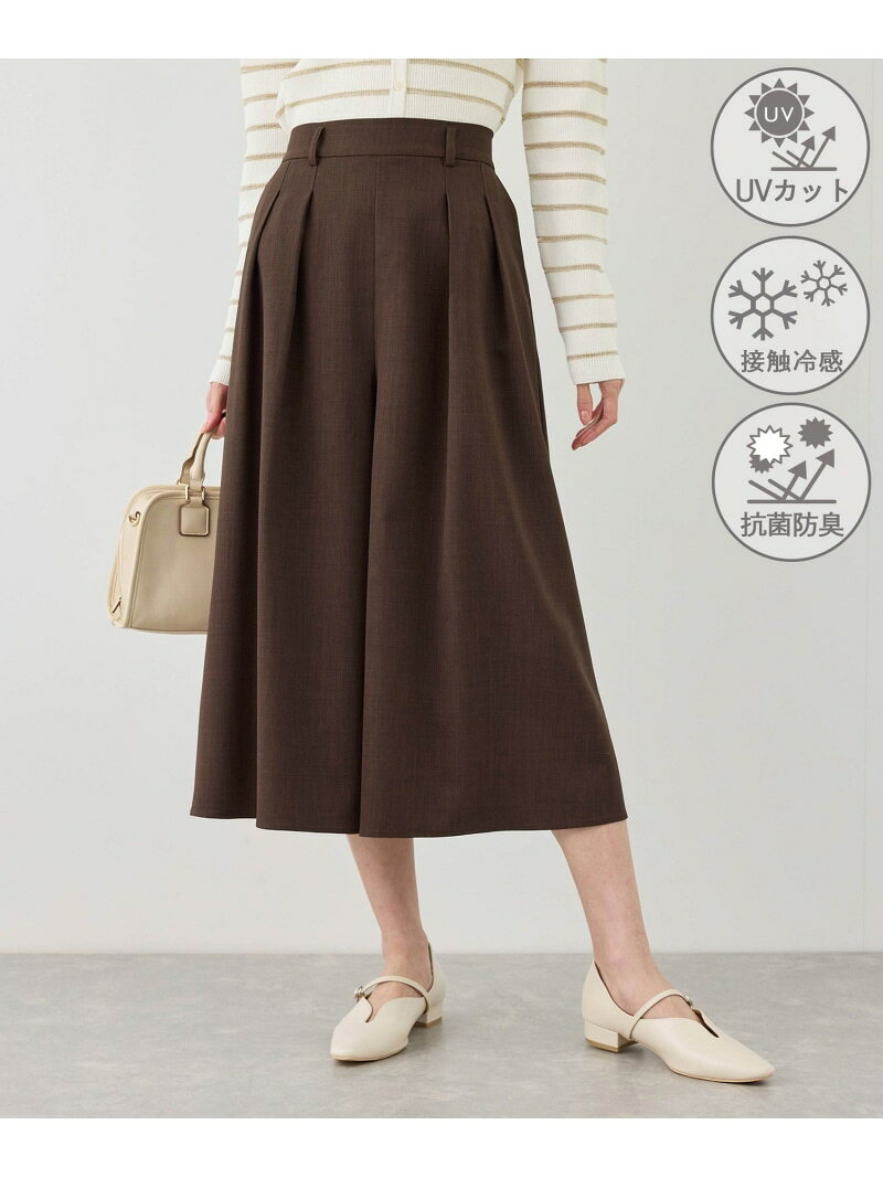 【SALE／50%OFF】カナパ ガウチョパンツ/セットアップ対応・UV・抗菌防臭・接触冷感 ROPE' PICNIC ロペピクニック パンツ その他のパンツ ネイビー ベージュ グレー【RBA_E】[Rakuten Fashion] jadorejunonline-10074917 J’aDoRe JUN ONLINE サンプル画像2