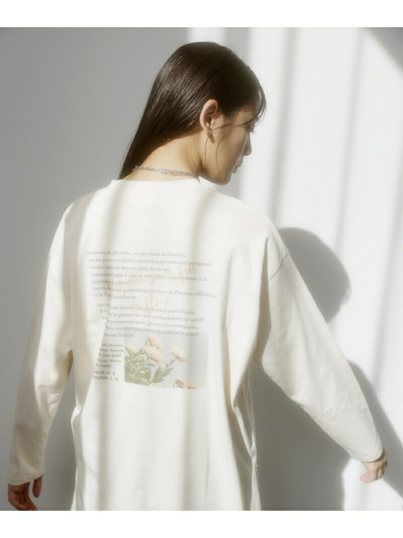 【SALE／40%OFF】【WEB限定】VAV刺繍バックプリントロングTシャツ vis-a-vis ビス トップス カットソー・Tシャツ ホワイト ブラック【RBA_E】[Rakuten Fashion]