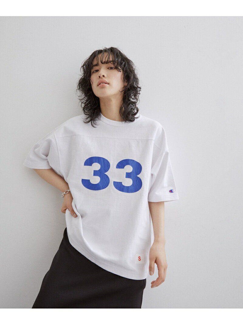 ySALE^20%OFFzyChampion for ADAM ET ROPE'zEX Reverse Weave Football T ADAM ET ROPE' FEMME A_Gy gbvX Jbg\[ETVc zCg x[W lCr[ u[yRBA_Ezyz[Rakuten Fashion]