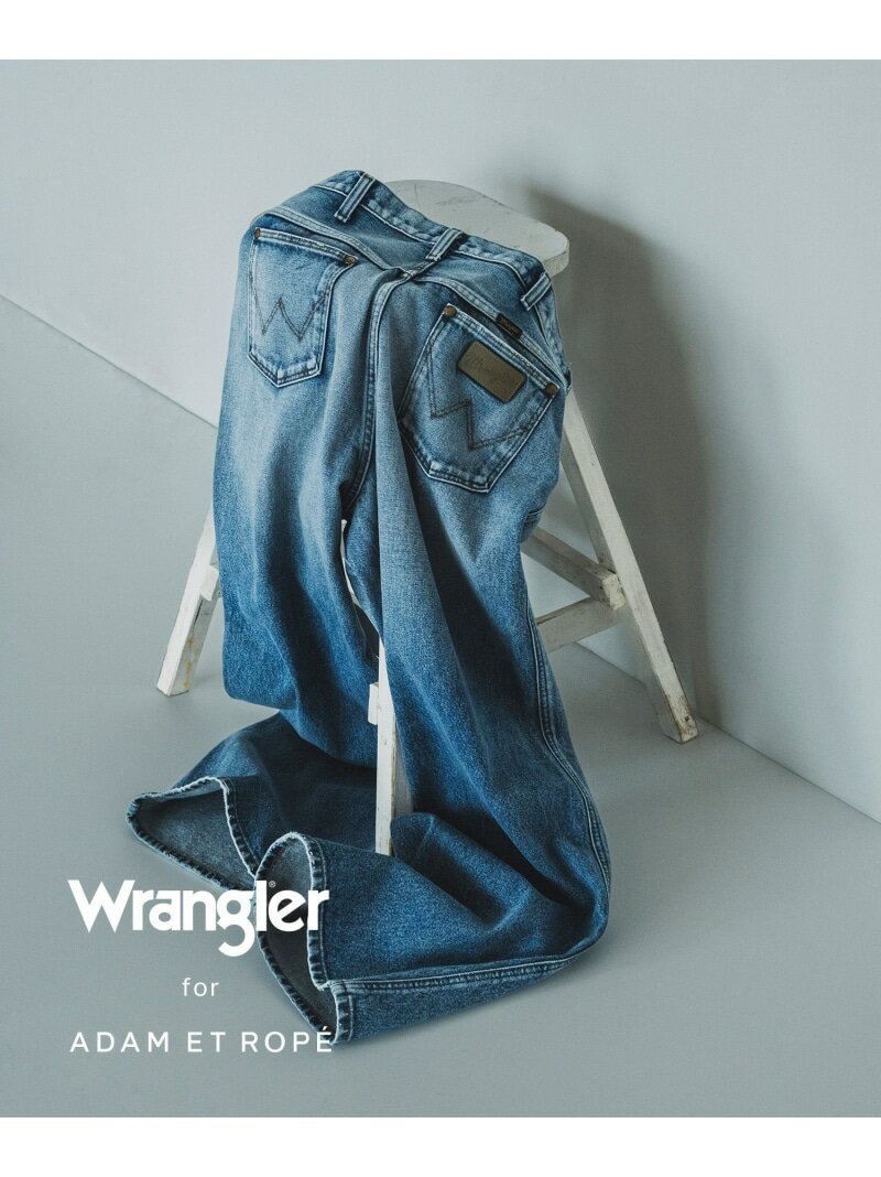 【SALE／40%OFF】《別注》【Wrangler/ラングラー】WIDE FLARE JEAN / UNISEX ADAM ET ROPE' HOMME アダムエロペ パンツ ジーンズ・デニムパンツ ブラック ブルー【RBA_E】【送料無料】[Rakuten Fashion]