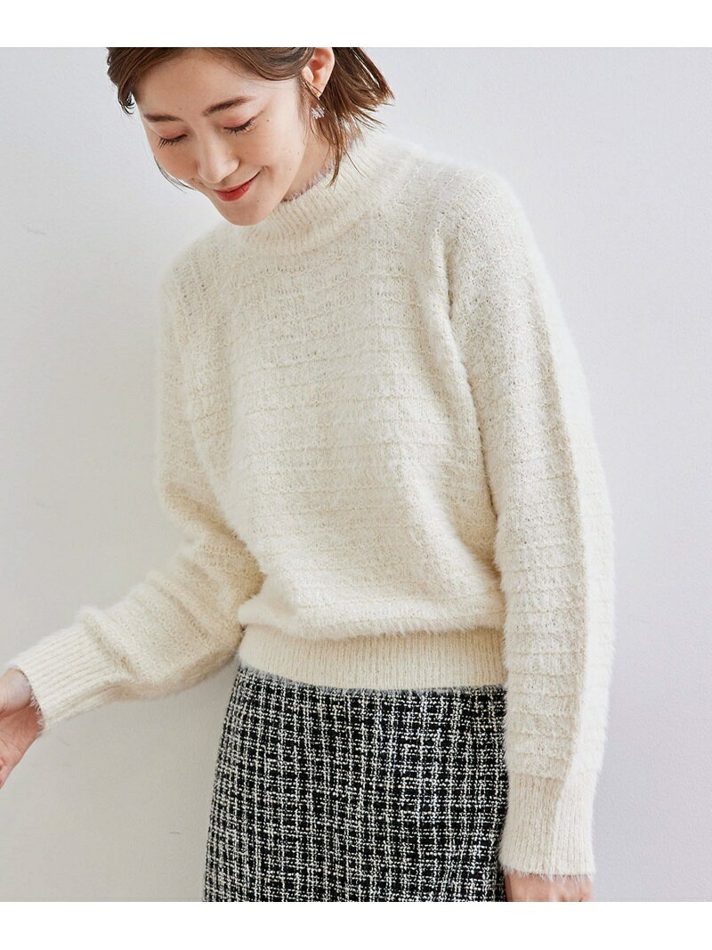 【SALE／60%OFF】フェザーラメニットプルオーバー ROPE' PICNIC ロペピクニック トップス ニット ブルー ブラック ホワイト ベージュ【RBA_E】[Rakuten Fashion] jadorejunonline-10032258 J’aDoRe JUN ONLINE サンプル画像3