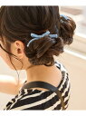 【KIDS/キッズ】デニムリボンヘアゴムセット ROPE' PICNIC KIDS ロペピクニック ヘアアクセサリー ヘアゴム ネイビー ブルー[Rakuten...