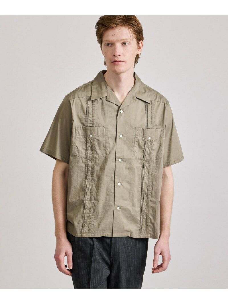 【SALE／40%OFF】Hester Cuba SS Shirt Saturdays NYC サタデーズ　ニューヨークシティ トップス シャツ・ブラウス ホワイト ブルー ブラウン【RBA_E】【送料無料】[Rakuten Fashion] 2