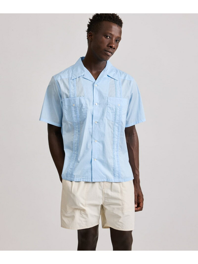 【SALE／40%OFF】Hester Cuba SS Shirt Saturdays NYC サタデーズ　ニューヨークシティ トップス シャツ・ブラウス ホワイト ブルー ブラウン【RBA_E】【送料無料】[Rakuten Fashion] 3