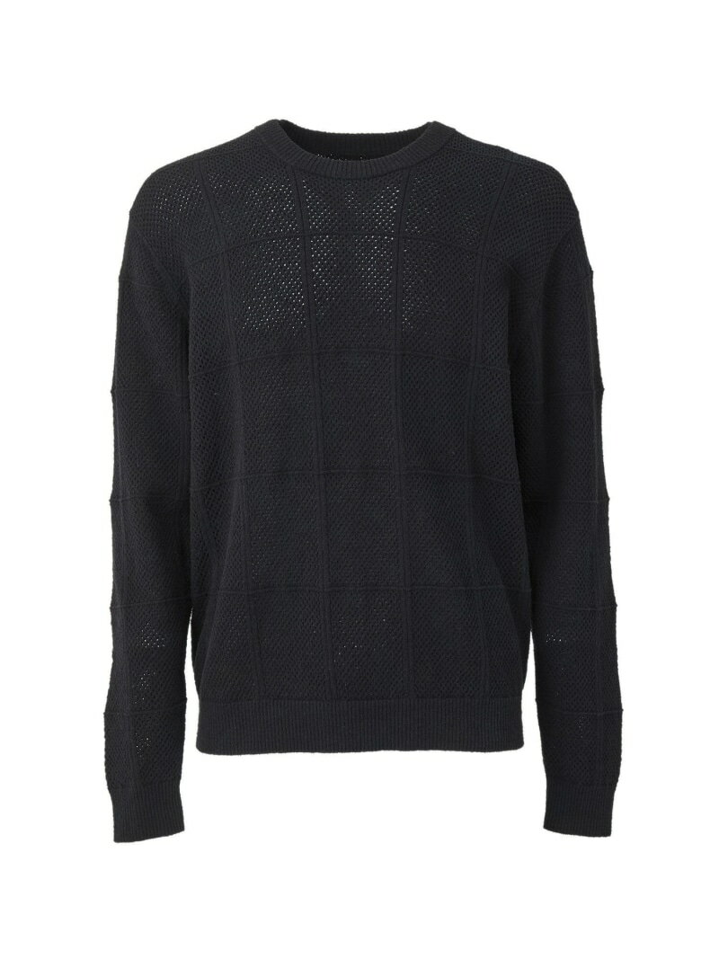 樂天商城 - 【SALE／50%OFF】【NOIR】12ゲージメッシュクルーネックセーター JUN&ROPE' ジュンアンドロペ トップス ニット ホワイト ブラック グレー【RBA_E】【送料無料】[Rakuten Fashion]