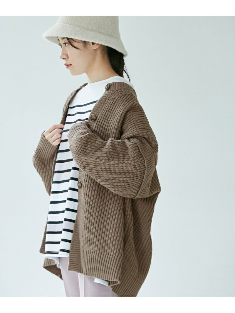 【SALE／50%OFF】【マルチWAY】【WEB限定カラーあり】袖取り外しカーディガン プルオーバー ROPE' PICNIC ロペピクニック ニット カーディガン ベージュ ホワイト ブラウン グリーン ピンク【RBA_E】[Rakuten Fashion]