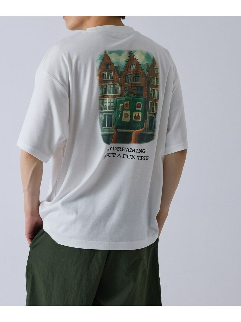 Rakuten - Fictional Art Tシャツ LE CERCLE par rope' HOMME ジュン スタンダード ピックス トップス カットソー・Tシャツ ホワイト【送料無料】[Rakuten Fashion]
