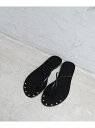 【SALE/60%OFF】平スタッズツイストトングサンダル ROPE' PICNIC PASSAGE ロペピクニック シューズ・靴 サンダル シルバー ブラック...